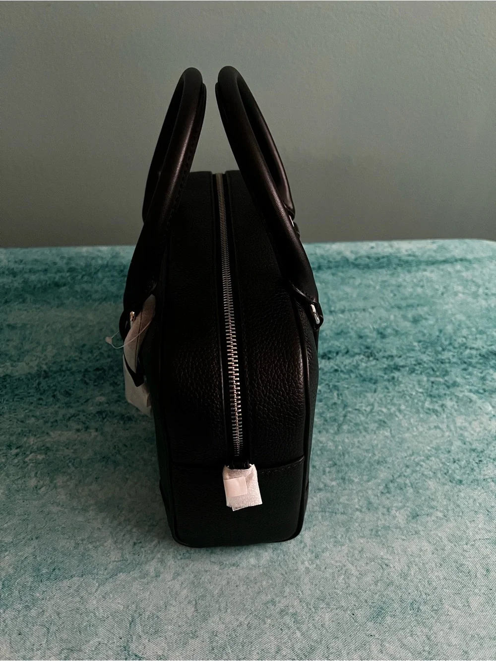 Michael Kors Black Pebbled Leather Satchel